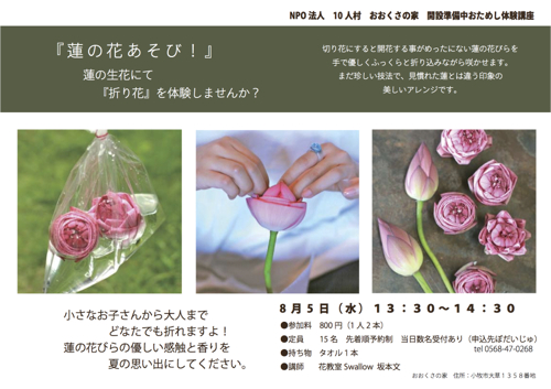 ブログ Swallow Flower Green Design